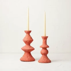Tall Clay Taper Candle Holder Red - Opalhouse™ Designed With Jungalow™ -Opalhouse Designed With Jungalow GUEST 030eda6c 85df 45b9 bbc4 07bae42656d4