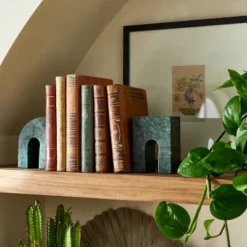 Front Page 29 Marble Bookend Green - Opalhouseâ„¢ Designed With Jungalowâ„¢