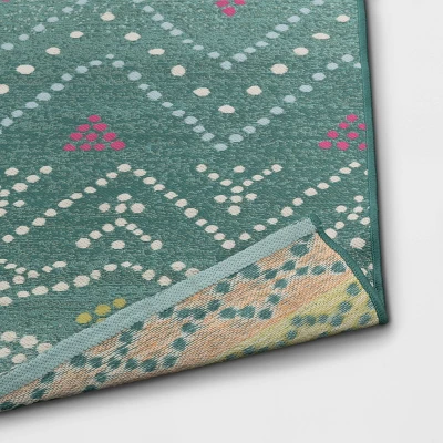 5' x 7' Outdoor Rug Global Aqua - Opalhouse™ 5' X 7' Outdoor Rug Global Aqua - Opalhouse™ -Opalhouse Designed With Jungalow GUEST 1fc615f4 428b 4eb1 9806 cf51c85e0273