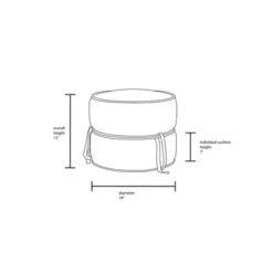 Olivia Round Pouf Rust - Opalhouse™ Designed With Jungalow™ -Opalhouse Designed With Jungalow GUEST 2dec2442 055a 49e6 a91f e3a92174e078