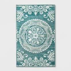 Vintage Medallion Outdoor Rug Turquoise - Opalhouse™ -Opalhouse Designed With Jungalow GUEST 456e7275 6a86 42a9 b016 7ab8c8d1e8e0