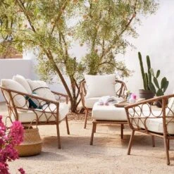 Britanna Oversized Patio Ottoman - Linen - Opalhouse™ -Opalhouse Designed With Jungalow GUEST 474ca0fe 25d2 44ca 9813 a8a367569dc0