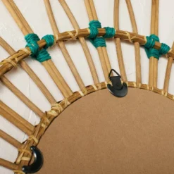30" Dia Rattan Mirror With Cotton Cord - Opalhouse™ Designed With Jungalow™ -Opalhouse Designed With Jungalow GUEST 609e683e 9806 4ac4 8a85 94ad2e7f6e22