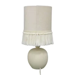 Small Table Lamp With Fringe Shade Off-White (Includes LED Light Bulb) - Opalhouse™ Designed With Jungalow™ -Opalhouse Designed With Jungalow GUEST 6a5a28fb 40e2 4ccf aad5 699d151bc234