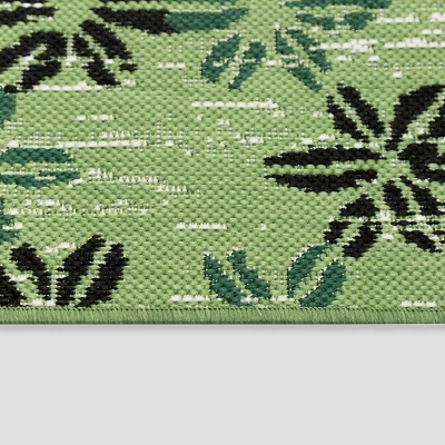 5' x 7' Floral Stamp Outdoor Rug Green - Opalhouse™ 5' X 7' Floral Stamp Outdoor Rug Green - Opalhouse™ -Opalhouse Designed With Jungalow GUEST 6bf8d430 59fc 44d6 ad14 a69b10e955f1