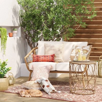 Britanna Patio Loveseat, Outdoor Furniture - Natural - Opalhouse™ Britanna Patio Loveseat, Outdoor Furniture - Natural - Opalhouse™ -Opalhouse Designed With Jungalow GUEST 76e8efc6 6d5e 42fa 81a8 386f49dccdcd