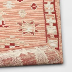 5'x7' Tapestry Rectangular Woven Outdoor Area Rug Red/Pink - Opalhouse™ -Opalhouse Designed With Jungalow GUEST 77b641b6 dcd1 40f9 b161 7be739e1e714