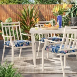 Front Page 37 5' X 7' Scandi Asymmetrical Tapestry Woven Outdoor Rug Natural - Opalhouseâ„¢