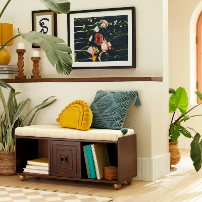 Serra Bench with Cushion - Opalhouse™ designed with Jungalow™ Serra Bench With Cushion - Opalhouse™ Designed With Jungalow™ -Opalhouse Designed With Jungalow GUEST 924dec4c 54d6 40c9 bbce 7185003a5163