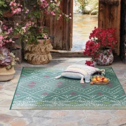 5' X 7' Outdoor Rug Global Aqua - Opalhouse™ 2 5' X 7' Outdoor Rug Global Aqua - Opalhouse™ -Opalhouse Designed With Jungalow GUEST 936c44a1 952b 47a4 8745 a9387e952bdc