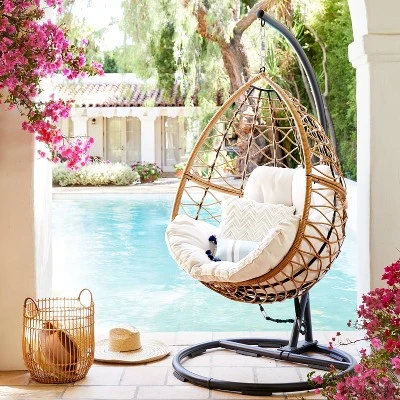 Britanna Patio Hanging Egg Chair - Natural - Opalhouse™ Britanna Patio Hanging Egg Chair - Natural - Opalhouse™ -Opalhouse Designed With Jungalow GUEST 981465c4 6d26 4dc3 9e19 6d7dbd5d47aa