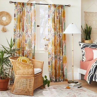 1pc Sheer Burnout Window Curtain Panel - Opalhouse™ designed with Jungalow™ 1pc Sheer Burnout Window Curtain Panel - Opalhouse™ Designed With Jungalow™ -Opalhouse Designed With Jungalow GUEST aec449e2 e415 44cc 8fb0 fdc5a4a1c121