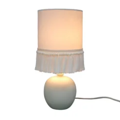 Small Table Lamp With Fringe Shade Off-White (Includes LED Light Bulb) - Opalhouse™ Designed With Jungalow™ -Opalhouse Designed With Jungalow GUEST b032319a c7f7 464d ab2a a2536f5698f3