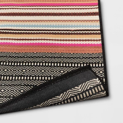 5' x 7' Outdoor Rug Multi Stripe Global Pink - Opalhouse™ 5' X 7' Outdoor Rug Multi Stripe Global Pink - Opalhouse™ -Opalhouse Designed With Jungalow GUEST b5296f9d 11d7 422e 946f db1c3f7dafa3