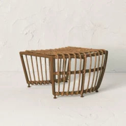 Topanga Club Chair With Ottoman - Blue/Brown - Opalhouse™ Designed With Jungalow™ -Opalhouse Designed With Jungalow GUEST bb0fc57f 6257 4edf bee0 36cd1ab7978e