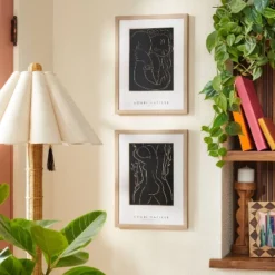 12.8" X 16.8" 2pk Woman Framed Under Plexi - Opalhouseâ„¢ Designed With Jungalowâ„¢