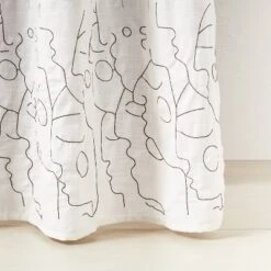 In This Together Shower Curtain White - Opalhouse™ Designed With Jungalow™ -Opalhouse Designed With Jungalow GUEST d2a7877a d4db 4b9e ad97 8fecab59e560