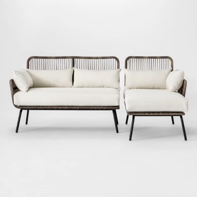 Latigo Patio Sectional Gray/Brown/Linen - Opalhouse™ Latigo Patio Sectional Gray/Brown/Linen - Opalhouse™ -Opalhouse Designed With Jungalow GUEST d4b1765d 3cc1 40d8 be28 d2caf30cb830