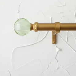 Faux Jade Ball Curtain Rod Brass - Opalhouse™ Designed With Jungalow™ -Opalhouse Designed With Jungalow GUEST d7507ef0 fa5a 4b13 920f 0c72746f2e61